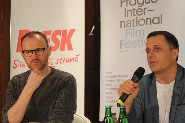 Mark Gatiss a Pavel Sladký